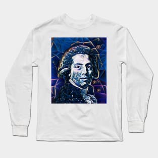 Fausto Elhuyar Dark night Portrait | Fausto Elhuyar Artwork 5 Long Sleeve T-Shirt